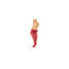 Bas en nylon sexy rouge autofixant  